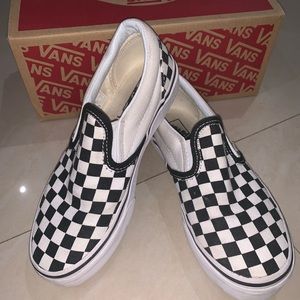 Kids checkered Vans